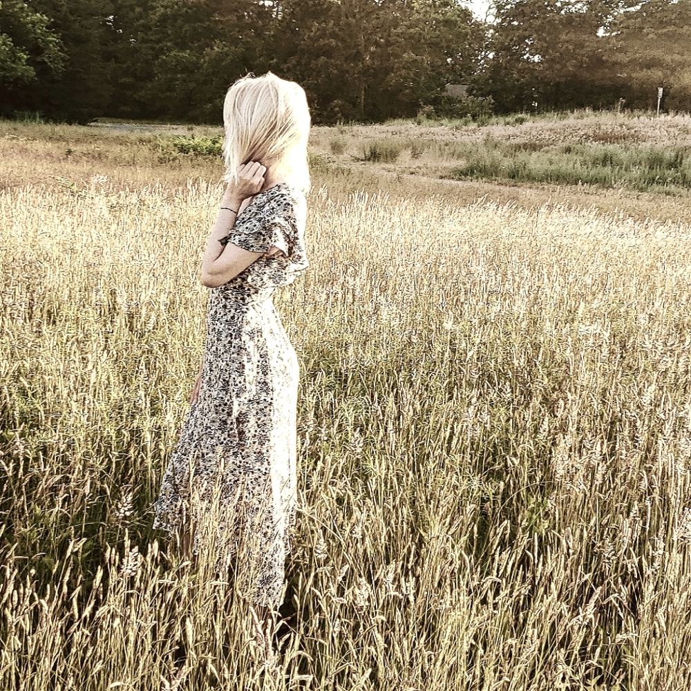 Max Studio Midi Wrap Floral Dress